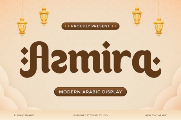 Azmira: A Modern Arabic Display Font with Cultural Elegance and Contemporary Design