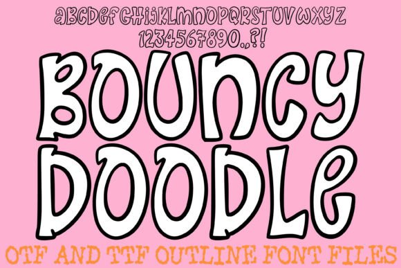 Bring Your Designs to Life with Bouncy Doodle Hand Drawn Cartoon