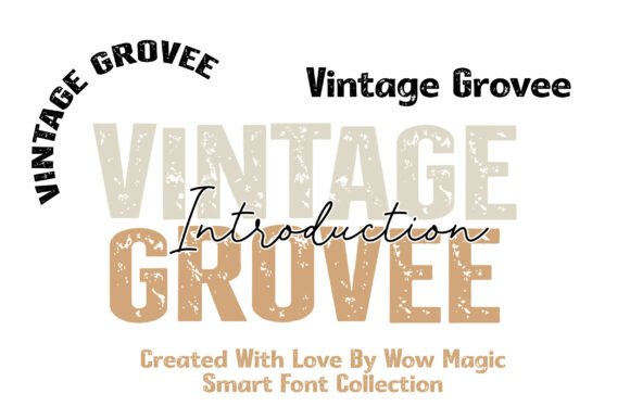 Capturing Nostalgia with Vintage Grovee: A Bold Display Font