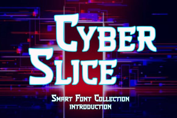 Cyber Slice: Bold Futuristic Font for Impact