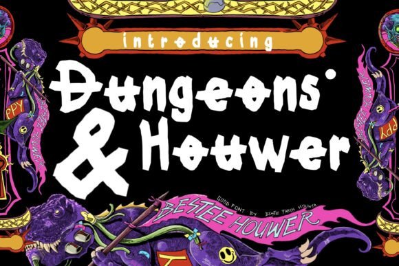 Discover the Magic of Dungeons and Houwer Font
