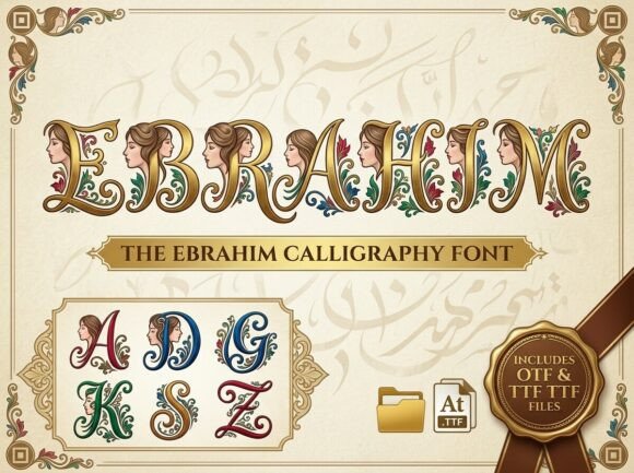 Ebrahim: A Calligraphic Masterpiece for High-End Heritage Branding