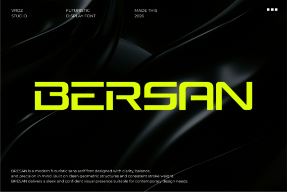 Exploring Bersan: A Modern Sans Serif Font for Contemporary Design