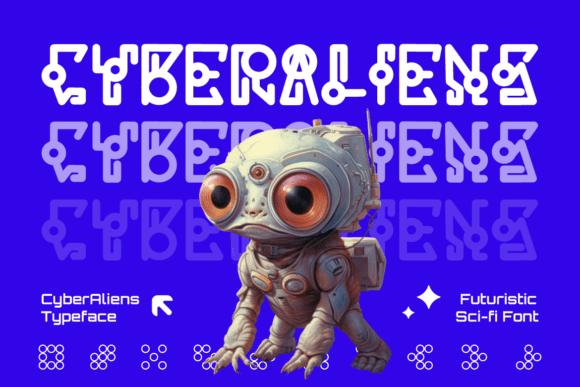 Exploring Cyber Aliens: A Futuristic Sci-Fi Font for Bold and Innovative Design