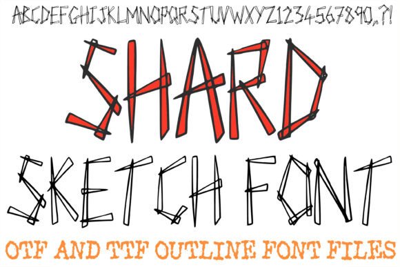 Exploring Shard Sketch Lettering Hand Drawn: A Unique Typography Choice