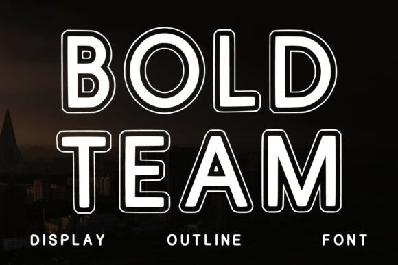 Introducing Bold Team: A Modern Display Font