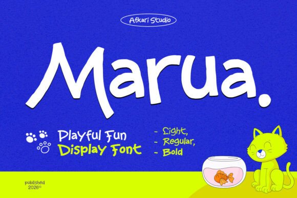 Marua: A Playful Font for Creative and Modern Designs