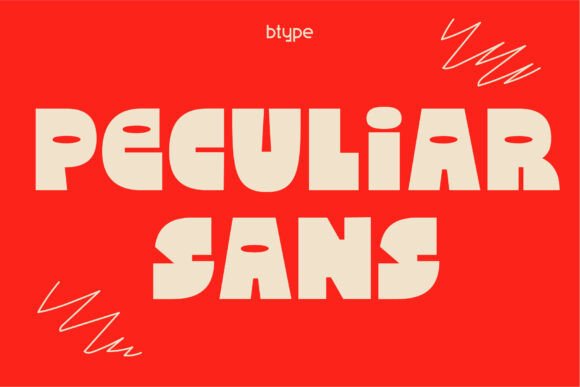 Peculiar Sans: A Bold and Playful Font for Modern Design