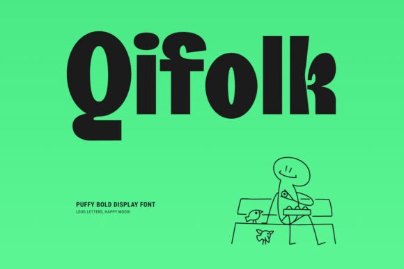 Qifolk: A Bold and Flavorful Font for Culinary Branding