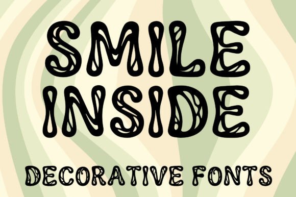 Smile Inside: A Bold and Playful Font for Creative Expression
