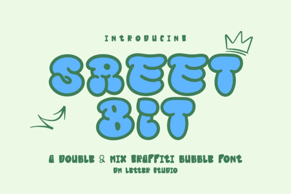 Streetbit: The Bold Graffiti Bubble Font for Dynamic Designs