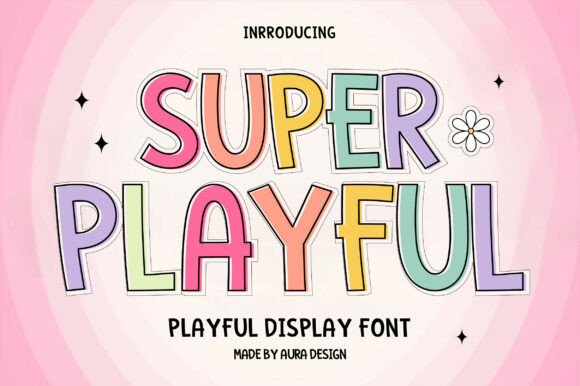 Super Playful: A Joyful and Energetic Display Font