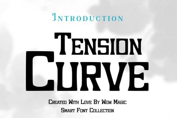 Tension Curve: A Bold and Expressive Vintage Serif Display Font