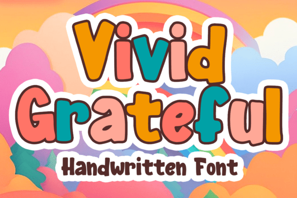 Unleash Creativity with Vivid Grateful Font