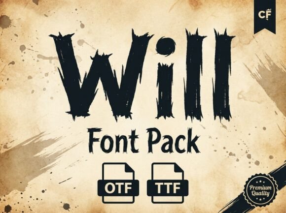 Will: A Unique Decorative Display Font for Creative Projects