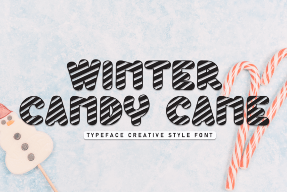 Winter Candy Cane: A Festive and Playful Font
