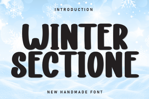 Winter Sectione: A Charming and Playful Handwritten Font